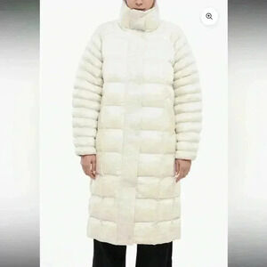 NWT Nike M Sportswear Swoosh Puffer Primaloft Therma Fit Jacket FB7670 104 White